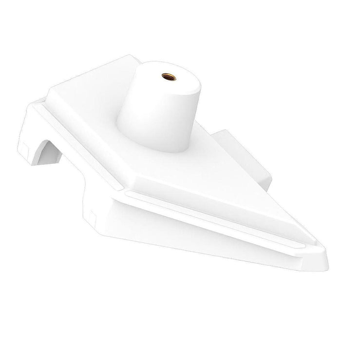 Crofta Adapter Mount for Starlink Easy Installation Sturdy White Compact Fixed Base