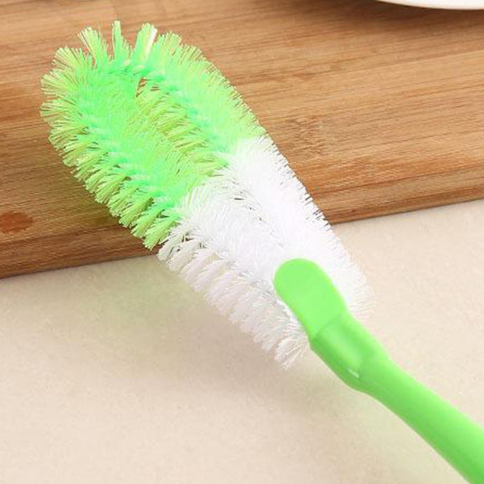 Crofta Crofta  30cm Cleaning Brush Multipurpose Brushes LongWater Bottle Cleaners Green