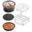 Crofta 12pcs/set 8" Air Fryer Accessories 4.2QT-6.8QT Skewers Rack Baking Papers package 1