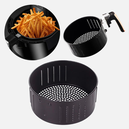 Crofta Air Fryer Replacement Basket Bread Pan Sturdy Baking Tray 2.6L 19x9.3cm