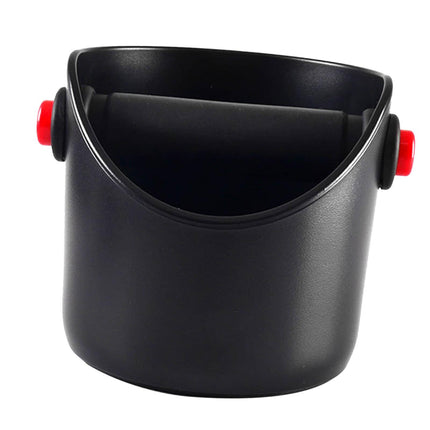 Crofta Durable Coffee Equipment Slag Bucket for Household Shop Espresso Maker Accs Red Black 0.45L