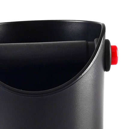 Crofta Durable Coffee Equipment Slag Bucket for Household Shop Espresso Maker Accs Red Black 0.45L