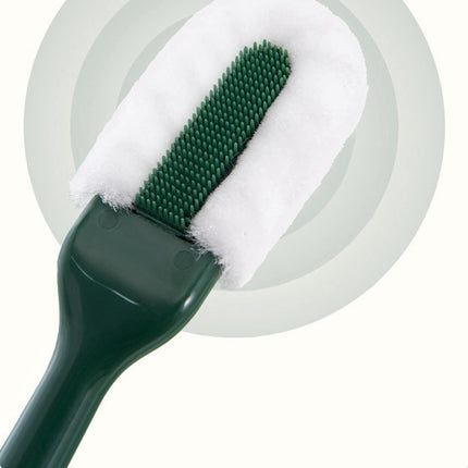 Crofta Brush Cleaner Reusable Durable with Comfort Grip for Household Water Glass White