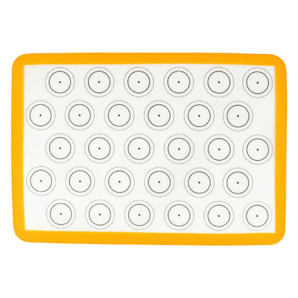 Crofta Food Grade Silicone Baking Mat Liners for Vegetables Bake Pans & Rolling yellow