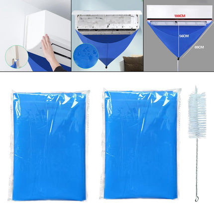 Crofta Air Conditioner Washing Bag Dust Proof for Wall Mounted Air Conditioners