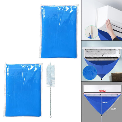 Crofta Air Conditioner Washing Bag Dust Proof for Wall Mounted Air Conditioners