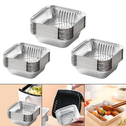 Crofta Baking Fryer Tin Box Accessories for Air Fryer for Grill Trays