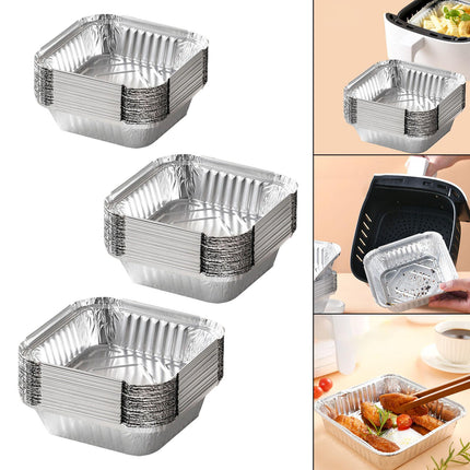 Crofta Baking Fryer Tin Box Accessories for Air Fryer for Grill Trays