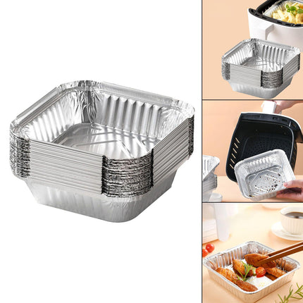 Crofta Baking Fryer Tin Box Accessories for Air Fryer for Grill Trays