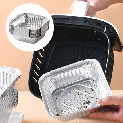 Crofta Baking Fryer Tin Box Accessories for Air Fryer for Grill Trays