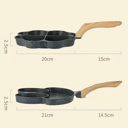 Crofta Pancake Pan Household for Induction Cooker Breakfast Gas Stove Heart