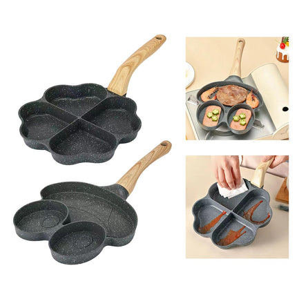 Crofta Pancake Pan Household for Induction Cooker Breakfast Gas Stove Heart