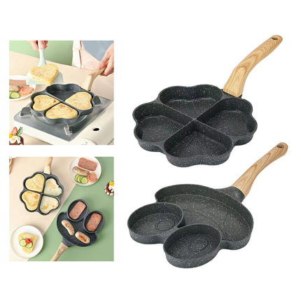 Crofta Pancake Pan Household for Induction Cooker Breakfast Gas Stove Heart