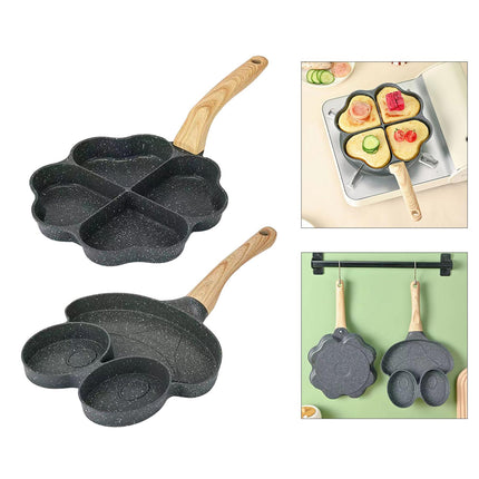 Crofta Pancake Pan Household for Induction Cooker Breakfast Gas Stove Heart