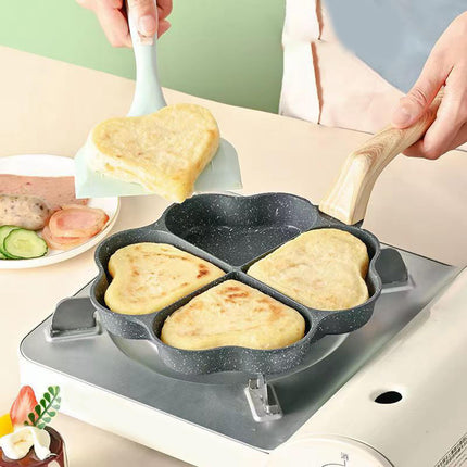 Crofta Pancake Pan Household for Induction Cooker Breakfast Gas Stove Heart