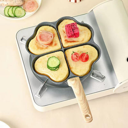 Crofta Pancake Pan Household for Induction Cooker Breakfast Gas Stove Heart