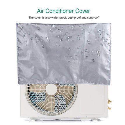 Crofta Polyester Central Air Conditioner Cover Protector for Outdoor Home Wall 75cmx26cmx57cm