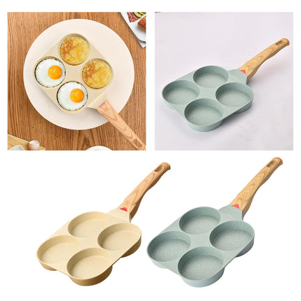 Crofta Breakfast Frying Pan Omelet Pan Egg Steak Pot for Frying Cooking  Yellow