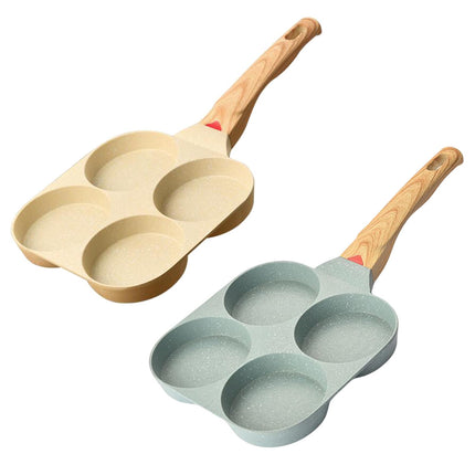 Crofta Breakfast Frying Pan Omelet Pan Egg Steak Pot for Frying Cooking  Yellow