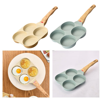 Crofta Breakfast Frying Pan Omelet Pan Egg Steak Pot for Frying Cooking  Yellow