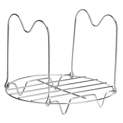 Crofta Steamer Rack Trivet French Fries Rack Oven Cooling Shelf Fryer Parts 19.5cm 201