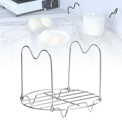 Crofta Steamer Rack Trivet French Fries Rack Oven Cooling Shelf Fryer Parts 19.5cm 201