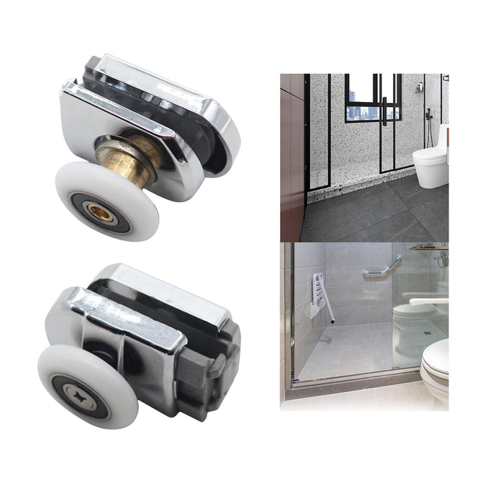 Crofta Zinc Alloy Shower Door Roller Wheel for Shower Room Shower Enclosure Door Top