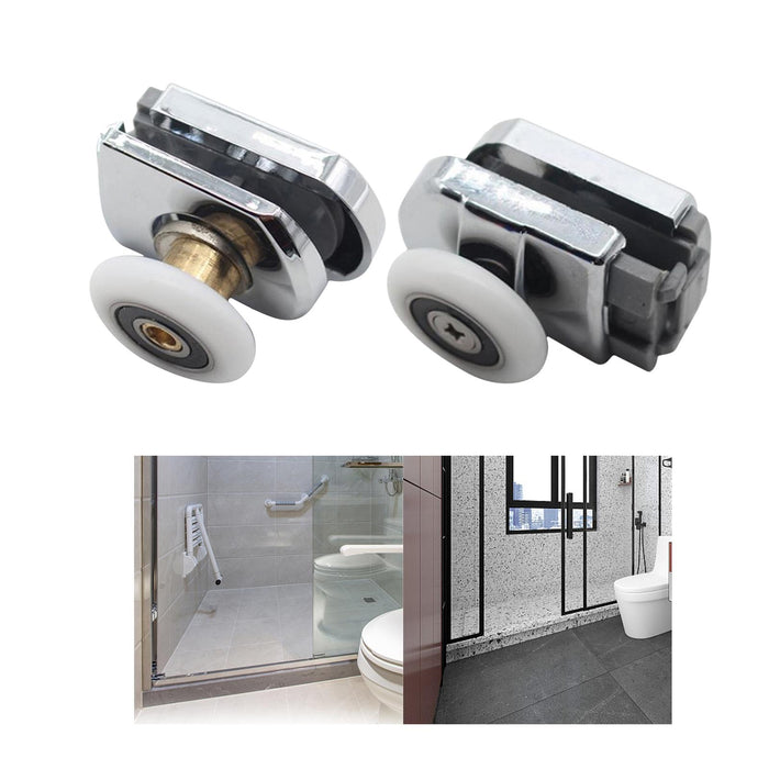 Crofta Zinc Alloy Shower Door Roller Wheel for Shower Room Shower Enclosure Door Top