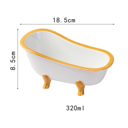 Crofta Fruit Bowl Food Bowls Snack Container Sauce Cup Nordic for Family Home Decor Yellow