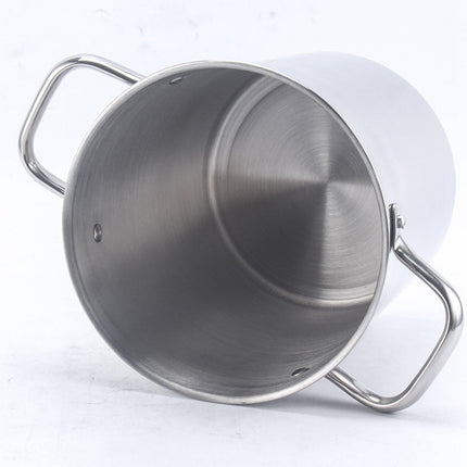 Crofta Stockpot with Glass Lid for Steaming, Frying and Boiling Thick Rice Bucket with Filter