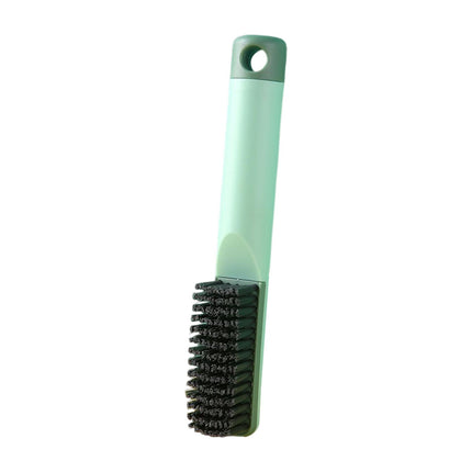 Crofta Long Handle Shoe Cleaning Brush Soft Bristles Washing Brush for Home Travel Green