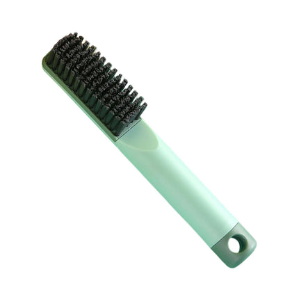 Crofta Long Handle Shoe Cleaning Brush Soft Bristles Washing Brush for Home Travel Green