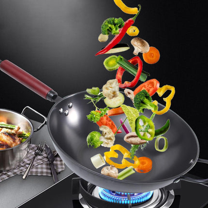 Crofta Stir Fry Pans Skillet Non Coating Pots and Pans Frying Pan for All Stoves 36cm