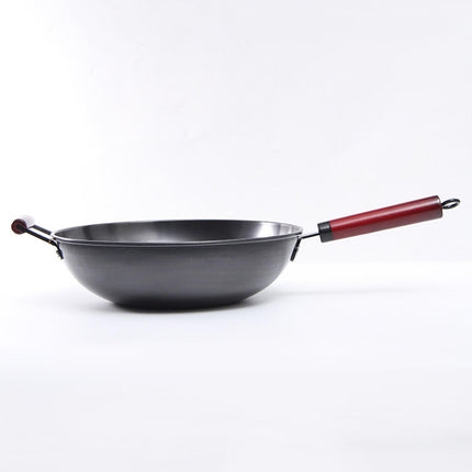 Crofta Household Wok Pan with Cover Non Stick pan to Clean for Induction, Gas 30cm