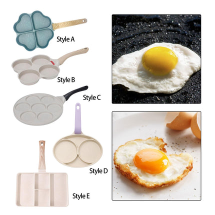 Crofta Egg Pan Omelette Pan Heat Resistant Handle Kitchen Cooking Tool for Cooking style A