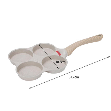 Crofta Egg Pan Omelette Pan Heat Resistant Handle Kitchen Cooking Tool for Cooking style B