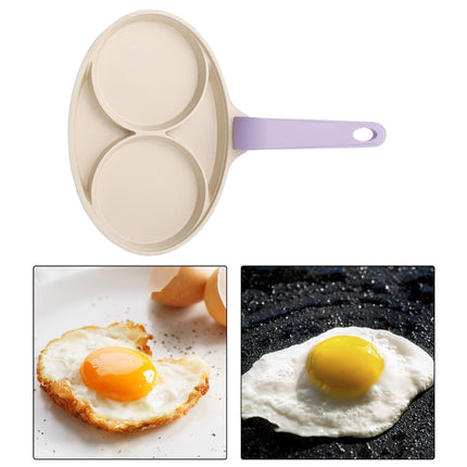 Crofta Egg Pan Omelette Pan Heat Resistant Handle Kitchen Cooking Tool for Cooking style D