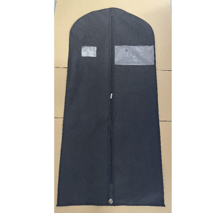 Crofta Hanging Garment Bags Dress Bag Dustproof Bag Men Suits Cover for suits Shirts Black 110cm