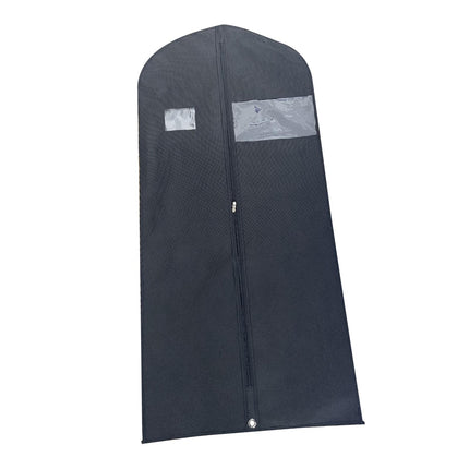 Crofta Hanging Garment Bags Dress Bag Dustproof Bag Men Suits Cover for suits Shirts Black 110cm