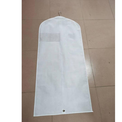 Crofta Hanging Garment Bags Dress Bag Dustproof Bag Men Suits Cover for suits Shirts White 130cm