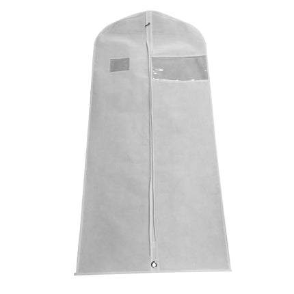 Crofta Hanging Garment Bags Dress Bag Dustproof Bag Men Suits Cover for suits Shirts White 130cm