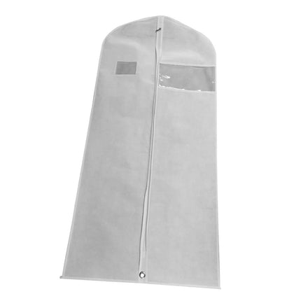 Crofta Hanging Garment Bags Dress Bag Dustproof Bag Men Suits Cover for suits Shirts White 130cm