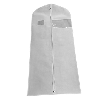 Crofta Hanging Garment Bags Dress Bag Dustproof Bag Men Suits Cover for suits Shirts White 130cm