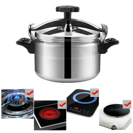 Crofta Pressure Canner Universal Deep Pressure Pan for Household Restaurant Kitchen