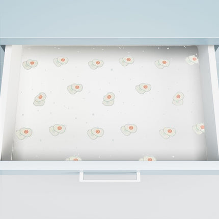 Crofta Shelf Liner Waterproof Refrigerator Drawer Liner for Pantry Drawers Cupboard 60x200cm Avocado