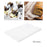 Crofta 100Pcs Silicone Oil Paper Baking Oilproof for Cooking Bread Bakeware Cupcake 23cmx33cm