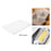 Crofta 100Pcs Silicone Oil Paper Baking Oilproof for Cooking Bread Bakeware Cupcake 23cmx33cm