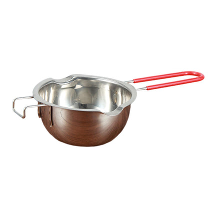 Crofta Melting Boiling Pot Double Spout Butter Melting Pot for Outdoor Home Cooking large