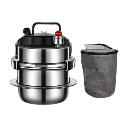 Crofta Mini Pressure Cooker Cookware Stewed Meat Pot for Household Kitchen Outdoor