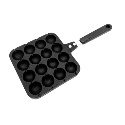 Crofta Takoyaki Octopus Ball Maker Takoyaki Maker Baking Pan for Kitchen Restaurant 16 Hole